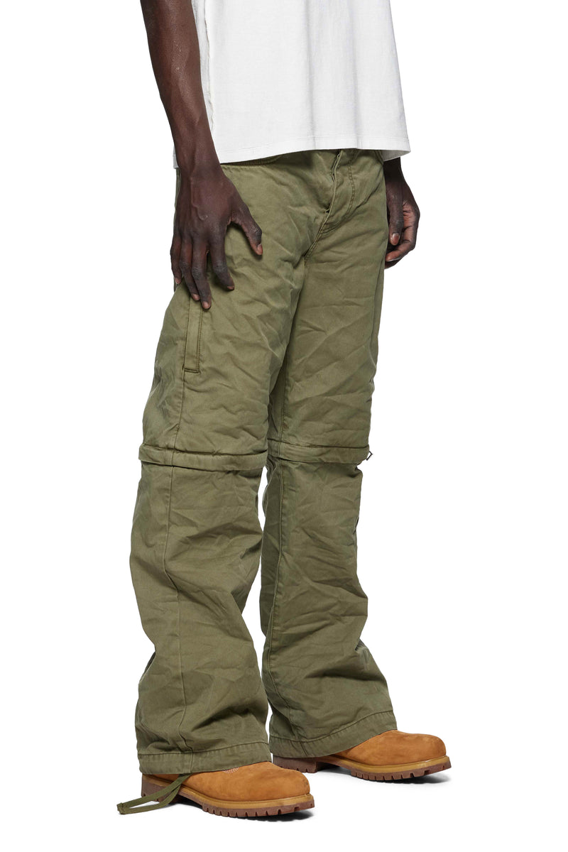 WOVEN 7 POCKETS PANT GREEN