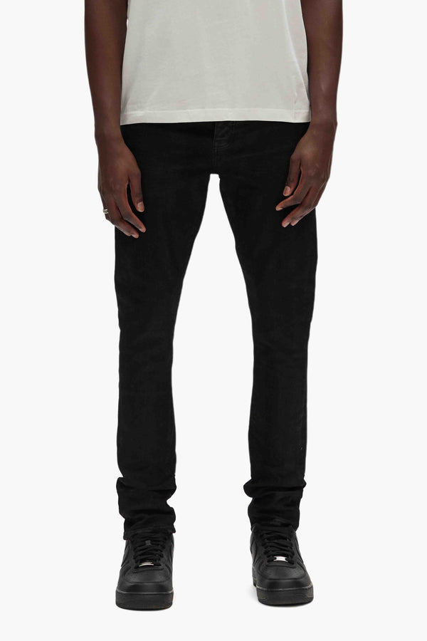 Low Rise Skinny Jean Black Resin 3/D