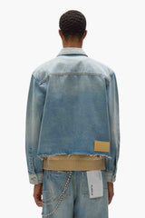 Basalt Cropped Denim Jacket LIGHT INDIGO