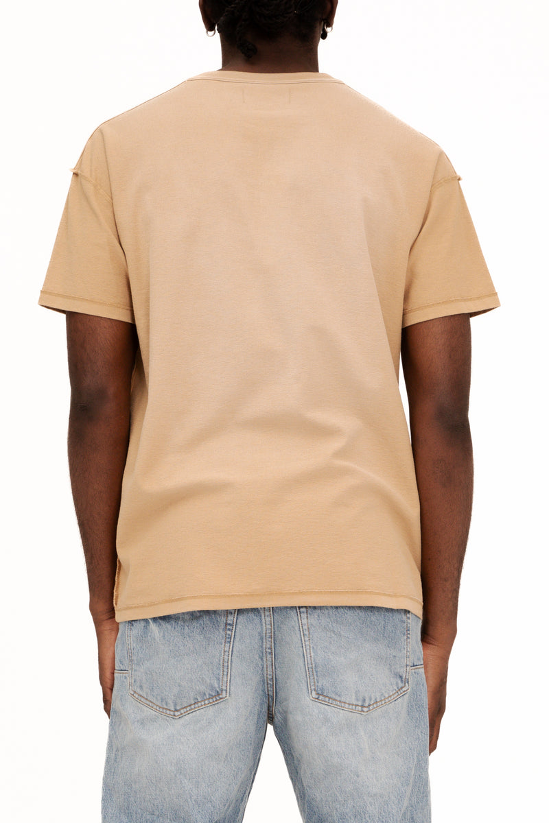 Guardian Tee TEXTURED INSIDE OUT TAN