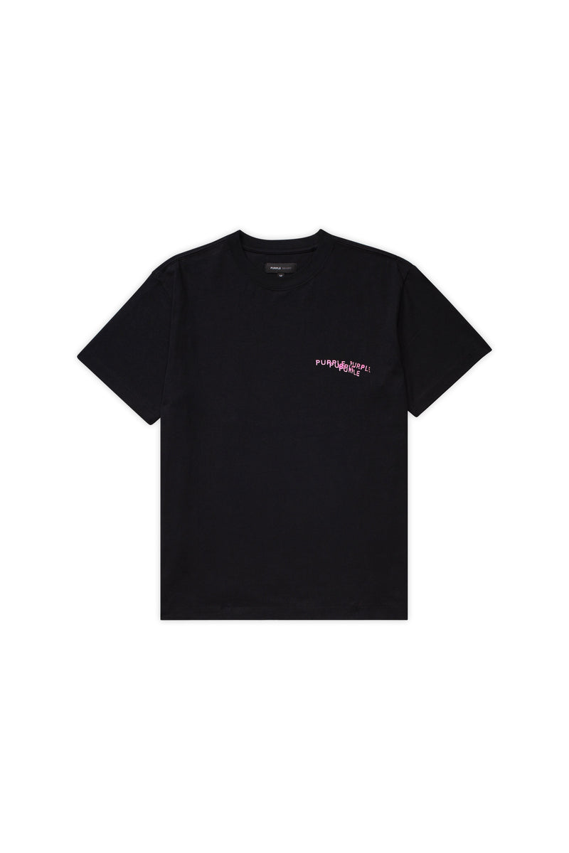 Stamped Wordmark Tee  BLACK