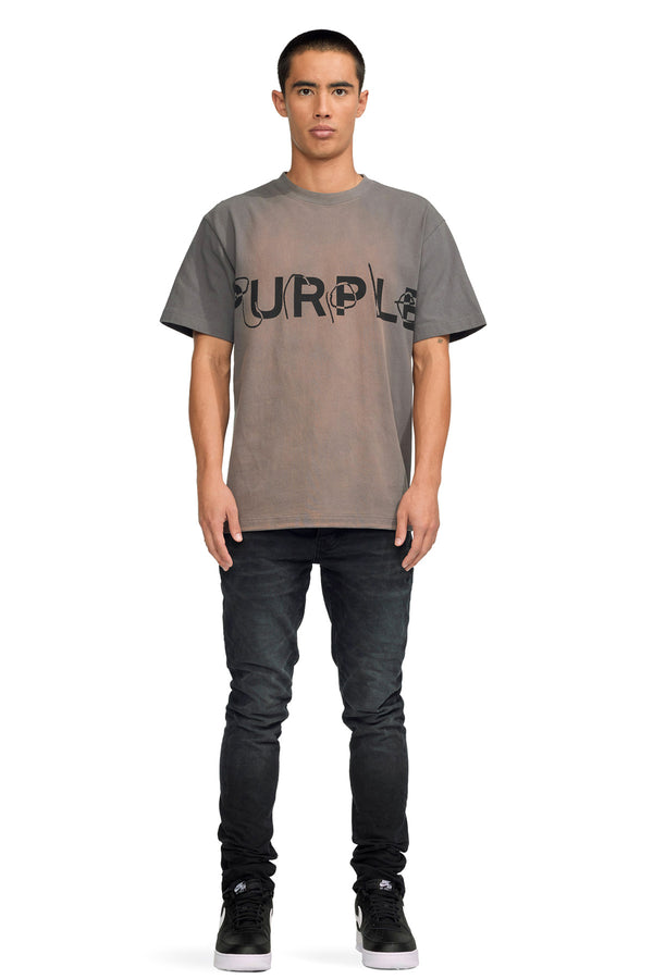 HEAVY JERSEY SS TEE ENZYME CHARCOAL