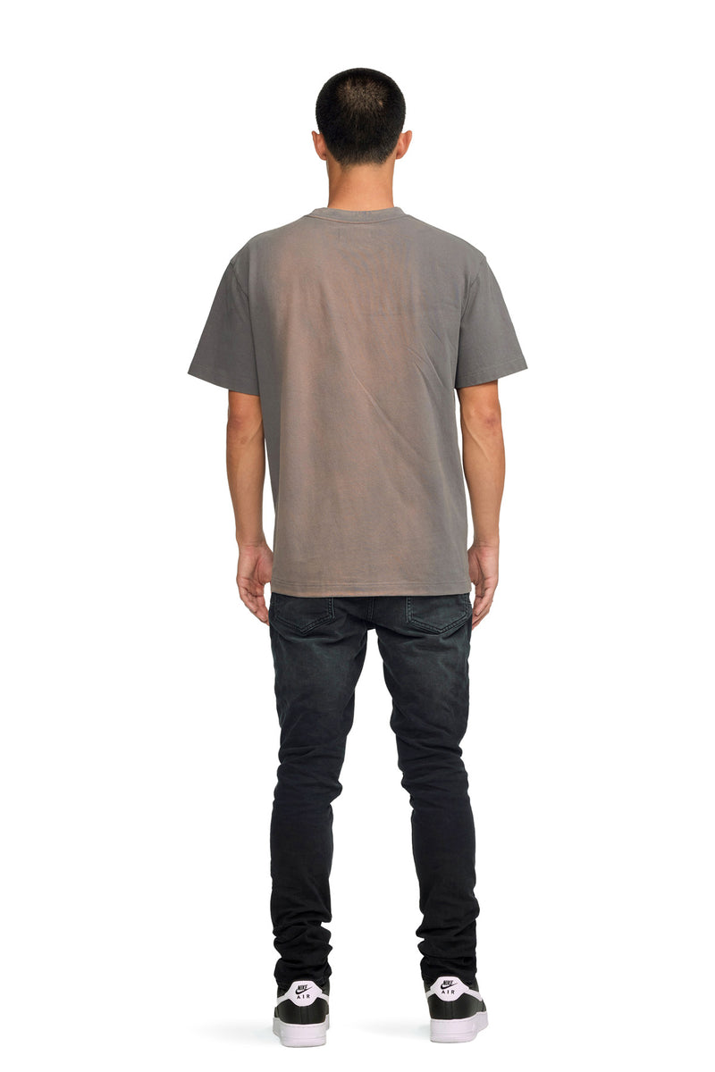 HEAVY JERSEY SS TEE ENZYME CHARCOAL