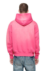 Oversized Hoodie Cutout Wordmark - Pink