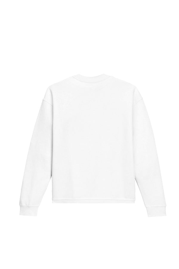 HWT FLEECE CREWNECK BRILLIANT WHITE-WW323