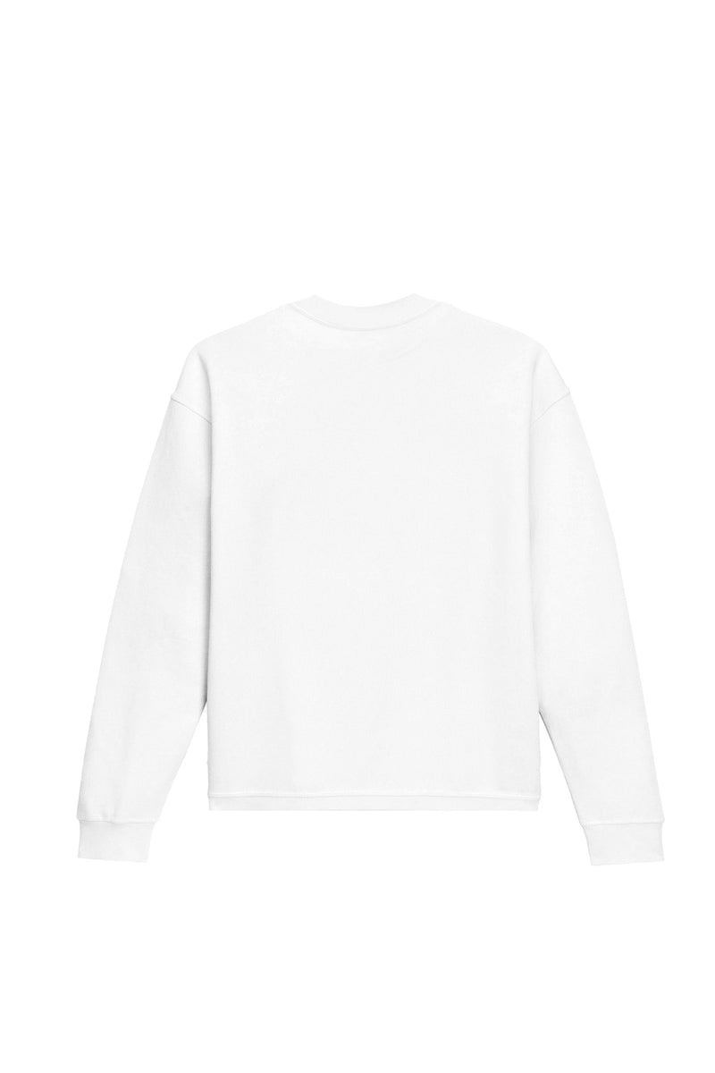 HWT FLEECE CREWNECK BRILLIANT WHITE-WW323