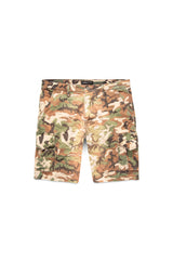 TWILL CARGO SHORT BLEACHED CAMOUFLA