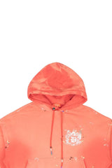 CREST PAINT HOODIE - NANTUCKET RED