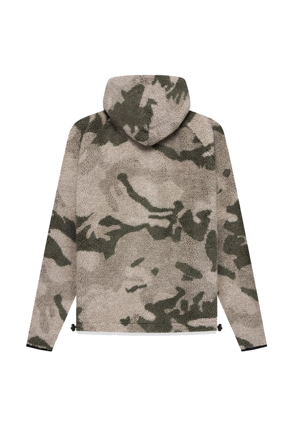 HALF ZIP HOODIE CAMO