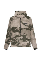 HALF ZIP HOODIE CAMO