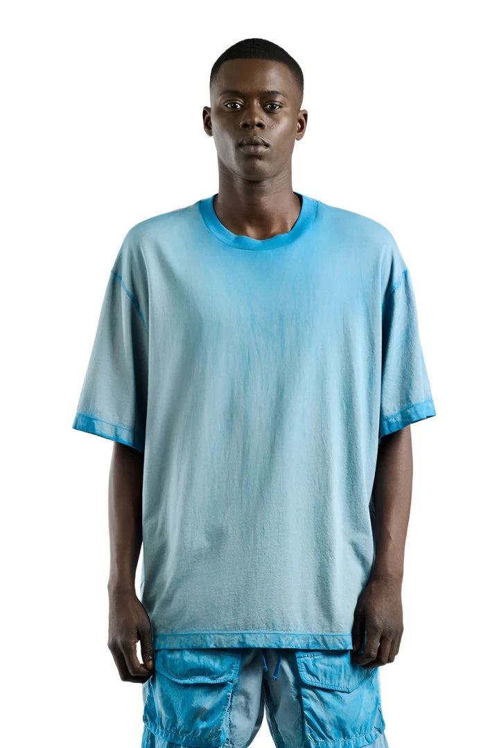 BOWIE SHORT SLEEVE-SKY BLUE MIX