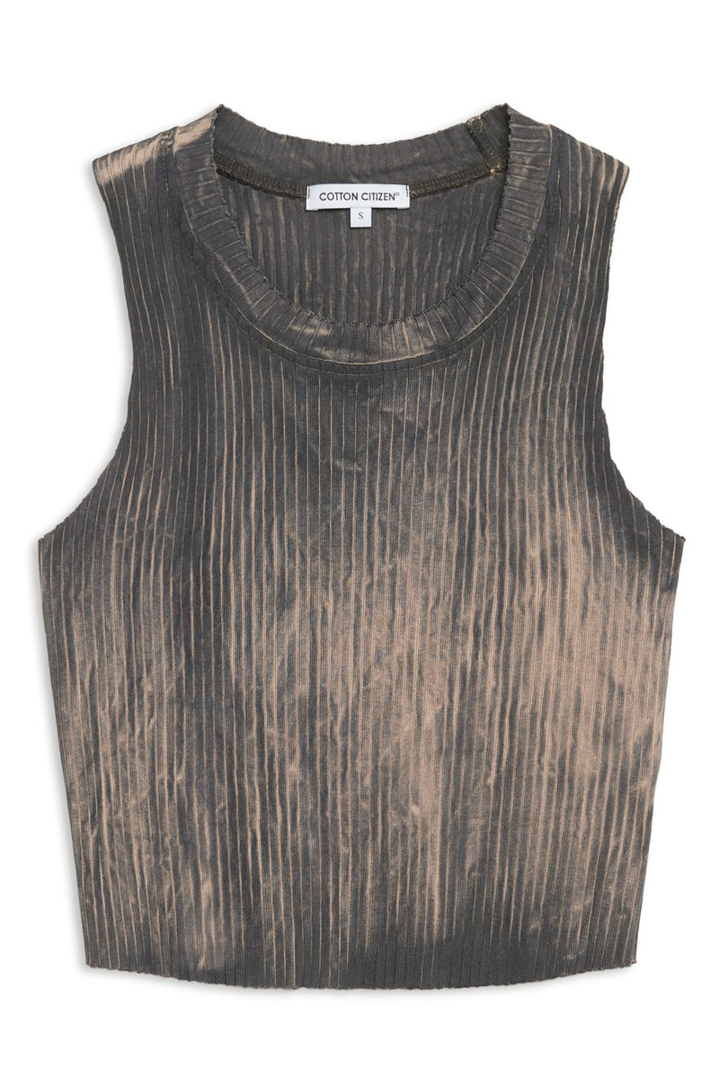 IBIZA CROP TANK FOSSIL MIX