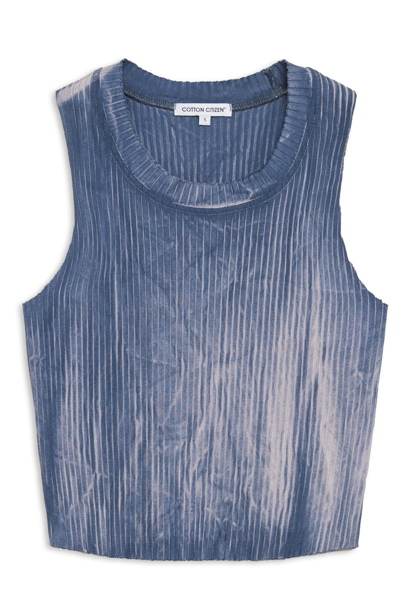 IBIZA CROP TANK NAVY MIX