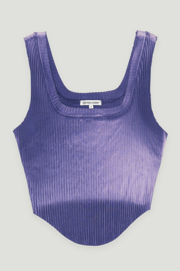 IBIZA SQUARE NECK TANK  LILAC MIX