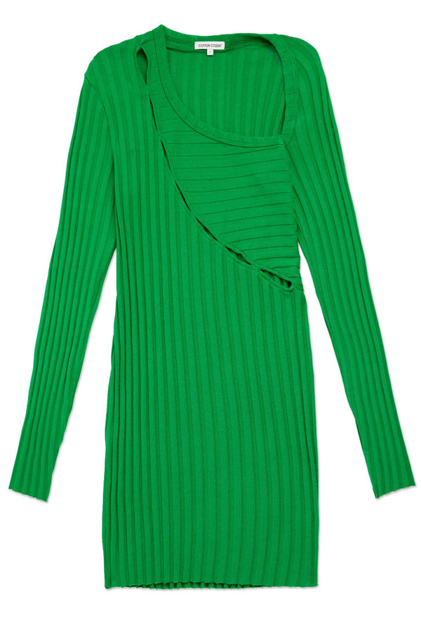 CAPRI CUT OUT DRESS KELLY GREEN