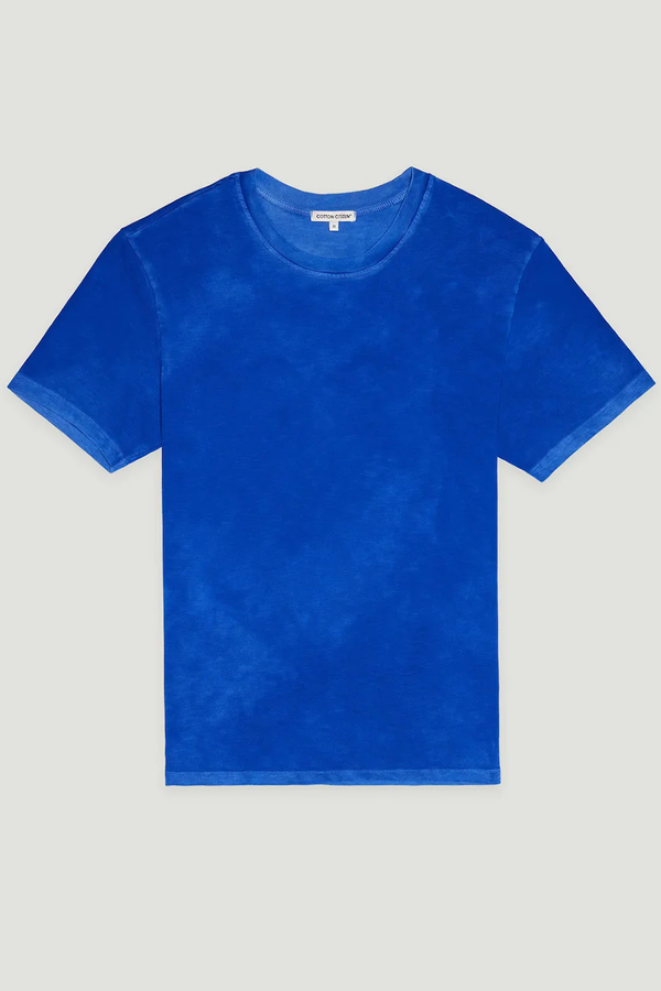 THE PRESLEY TEE VINTAGE COBALT