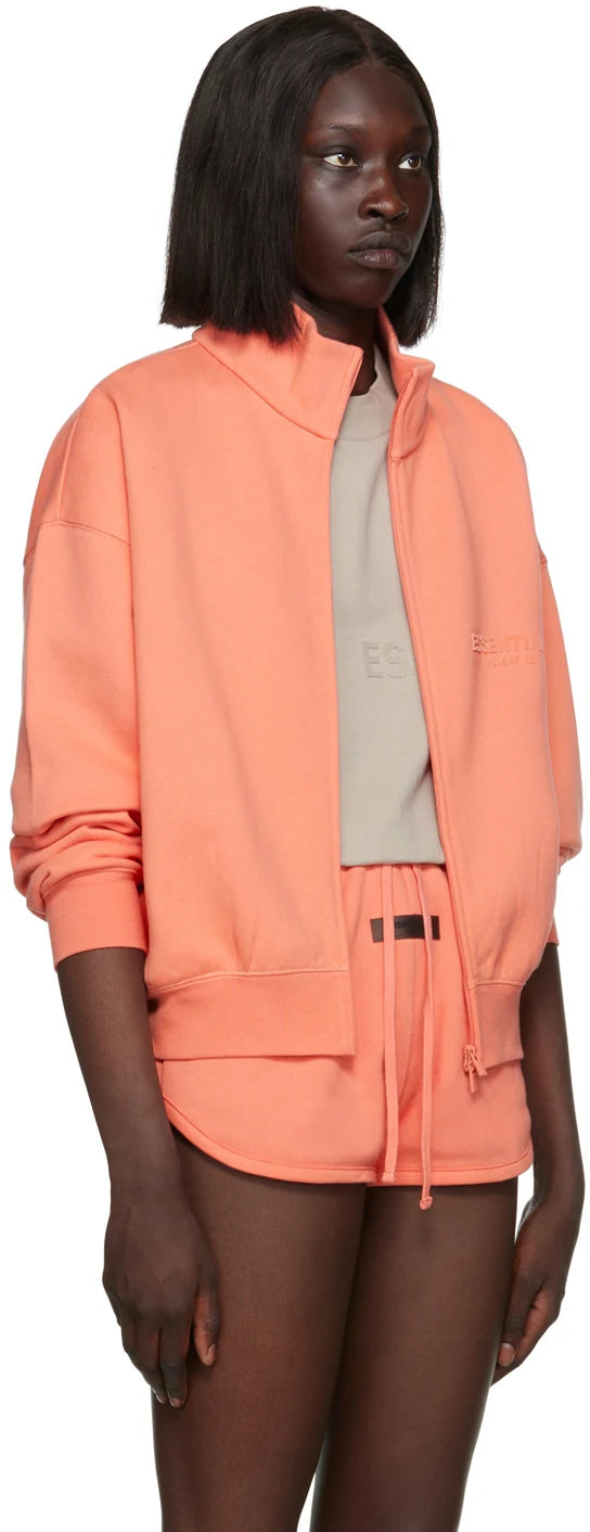 WOMENS FULL ZIP JACKET CORAL