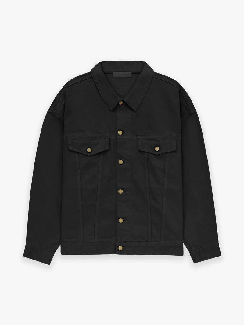 DENIM JACKET JET BLACK