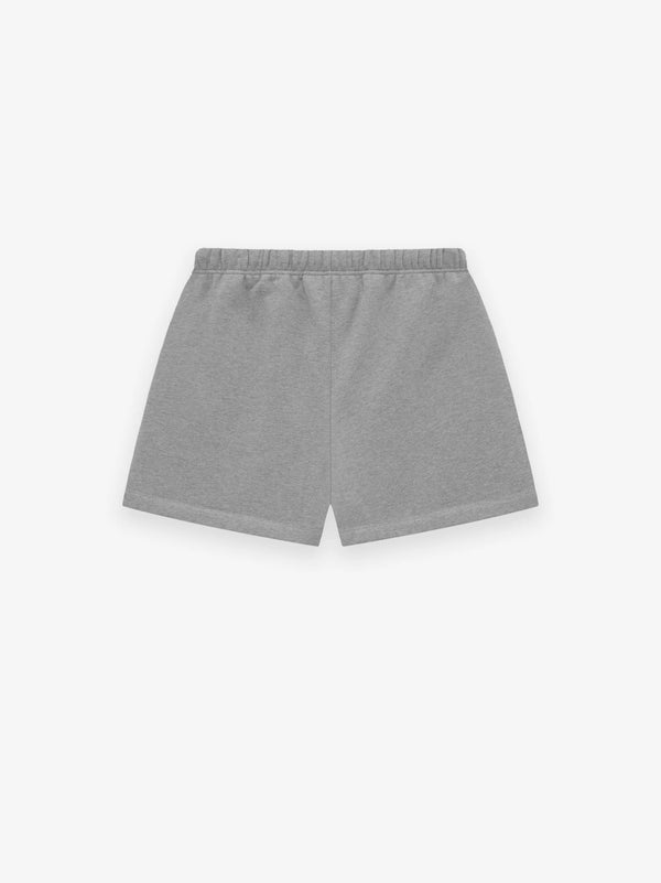 FLEECE SOCCER SHORT - DARK HEATHER