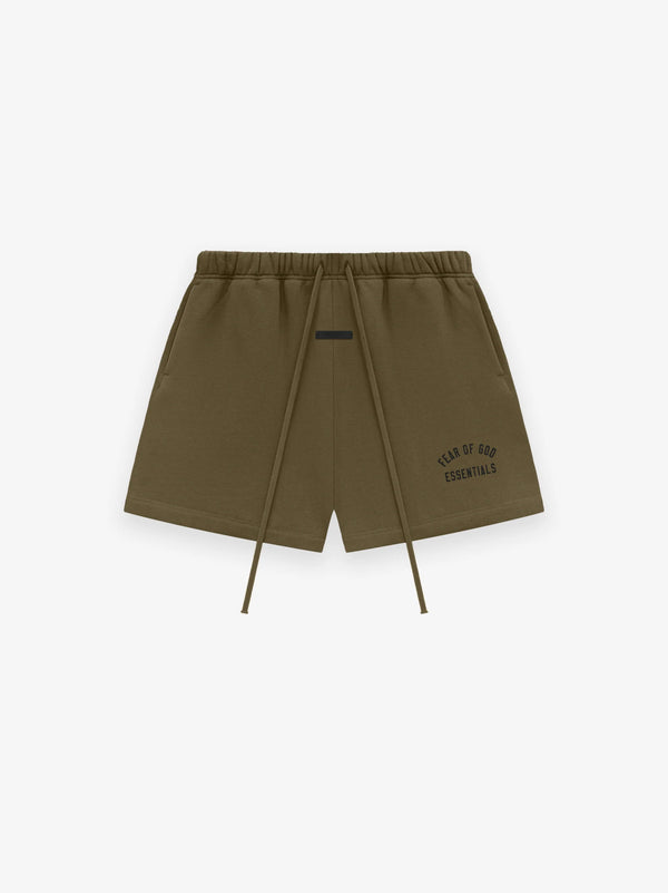 FLEECE SOCCER SHORT - OLIVE