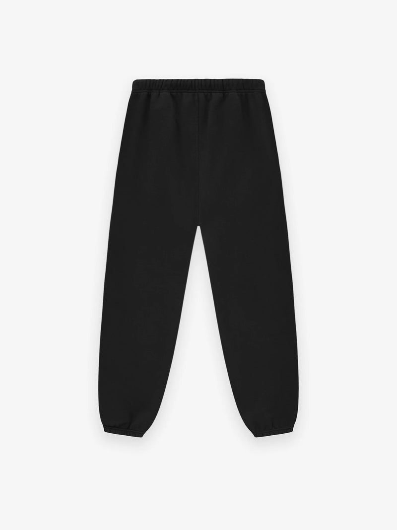 FLEECE ESSENTIAL SWEATPANT - BLACK