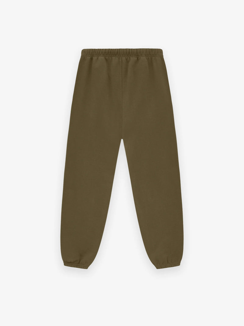 FLEECE ESSENTIAL SWEATPANT - OLIVE