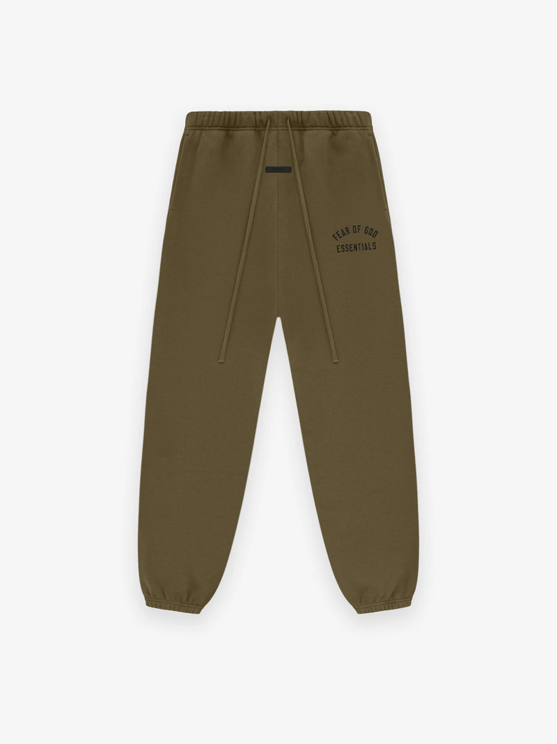 FLEECE ESSENTIAL SWEATPANT - OLIVE