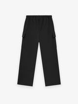 TEXTURED NYLON FIELD PANT - BLACK