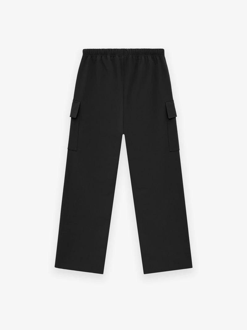 TEXTURED NYLON FIELD PANT - BLACK