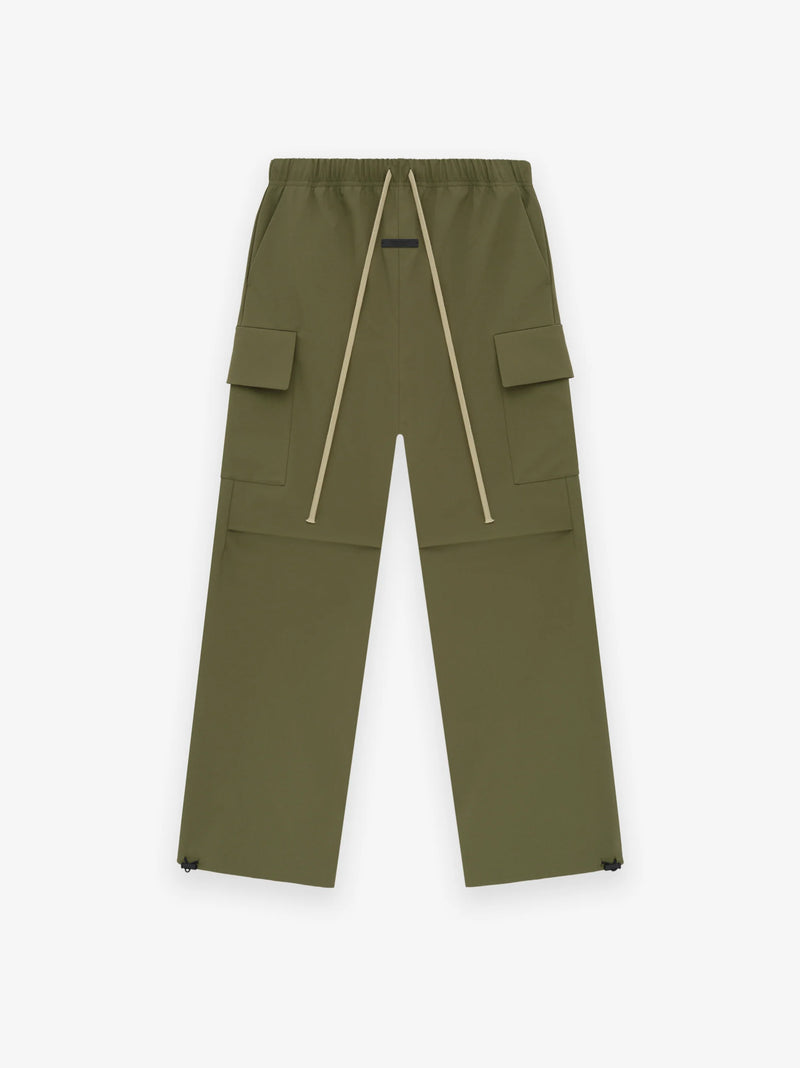 TEXTURED NYLON FIELD PANT  - MILITARY