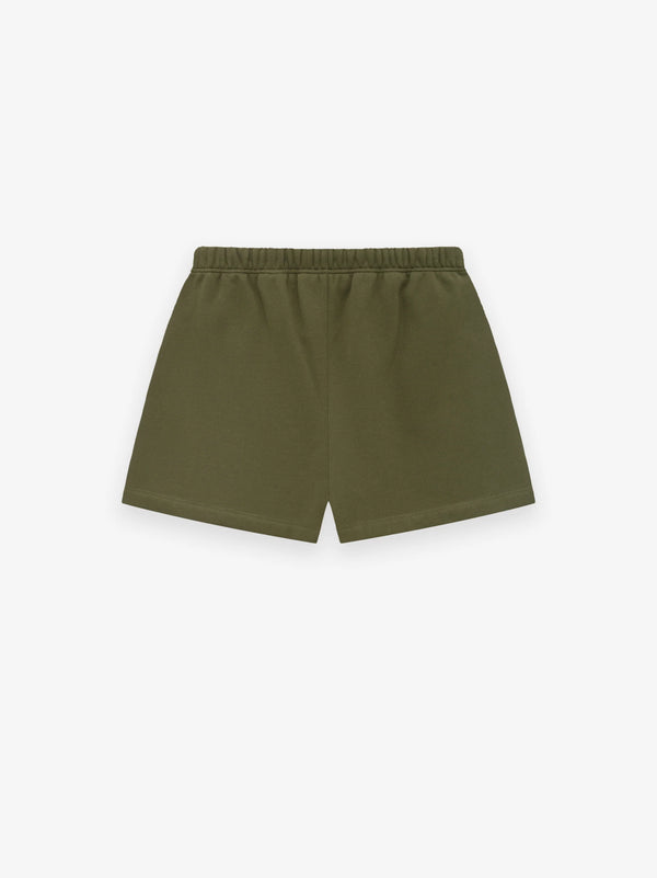 FLEECE SOCCER SHORT - MILITARY