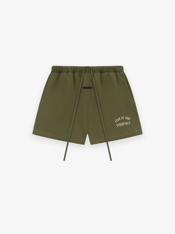 FLEECE SOCCER SHORT - MILITARY