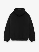 FLEECE HOODIE - BLACK