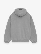 FLEECE HOODIE - DARK HEATHER