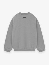 FLEECE CREWNECK - DARK HEATHER