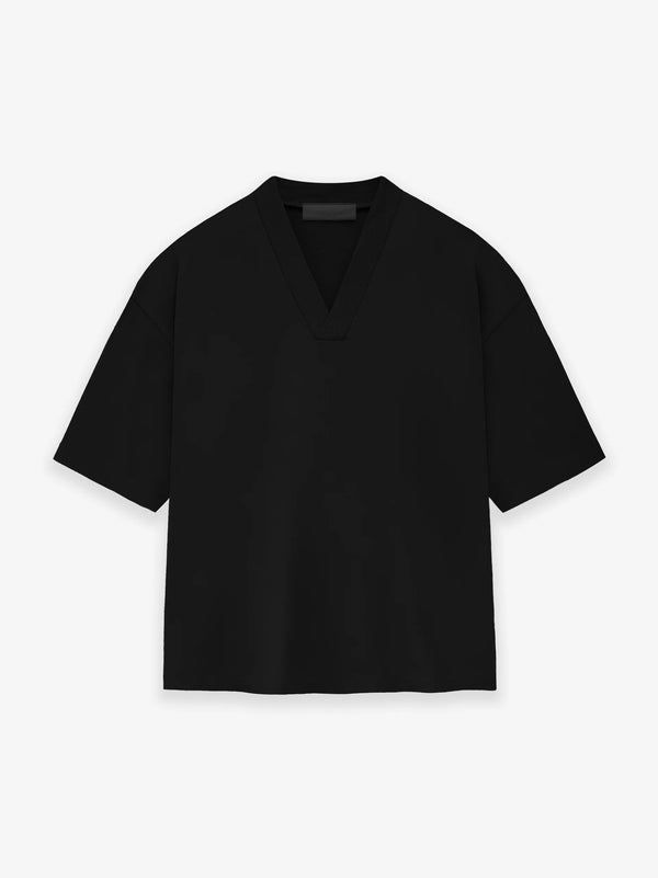 V-NECK JET BLACK