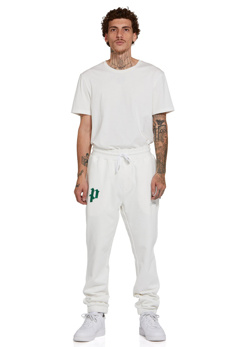 FRENCH TERRY SWEATPANT GOTHIC WHITE