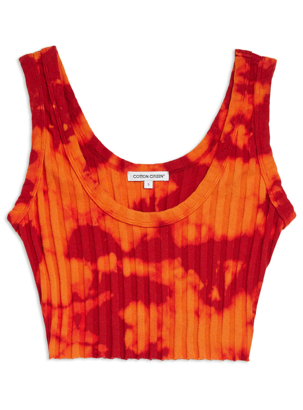 Capri Crop Tank-Spice Blast